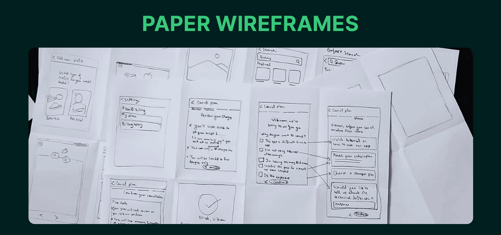 Paper Wireframes